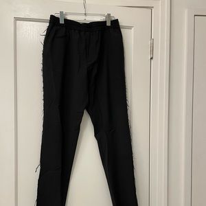 Golden Goose frayed pants Black